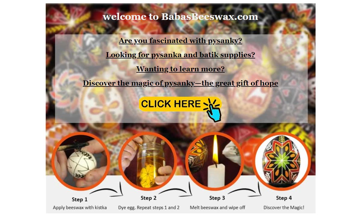 Pysanky Supplies and Resources | BabasBeeswax.com