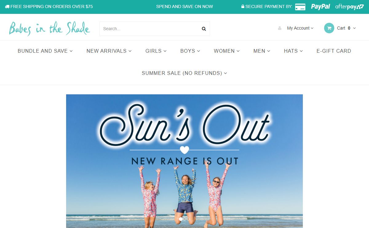 Babes in the Shade - Sun Safe Swimwear for Kids & Adults