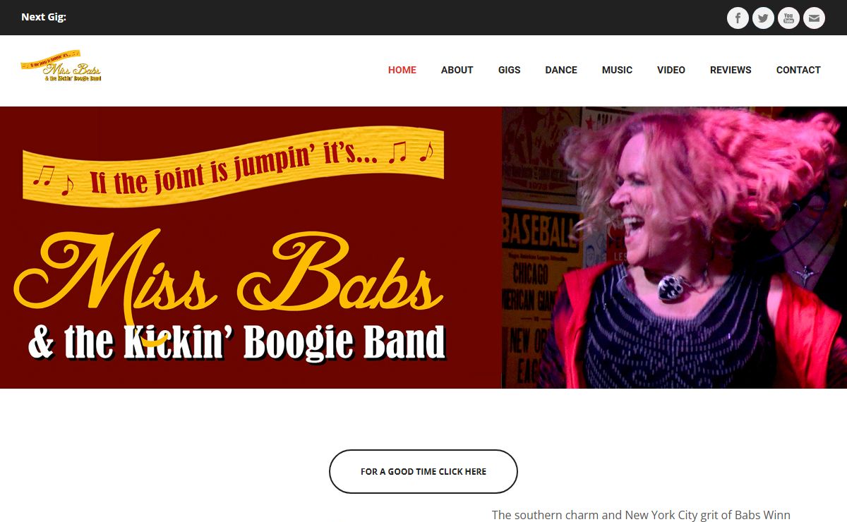 Miss Babs & the Kickin' Boogie Band - Home