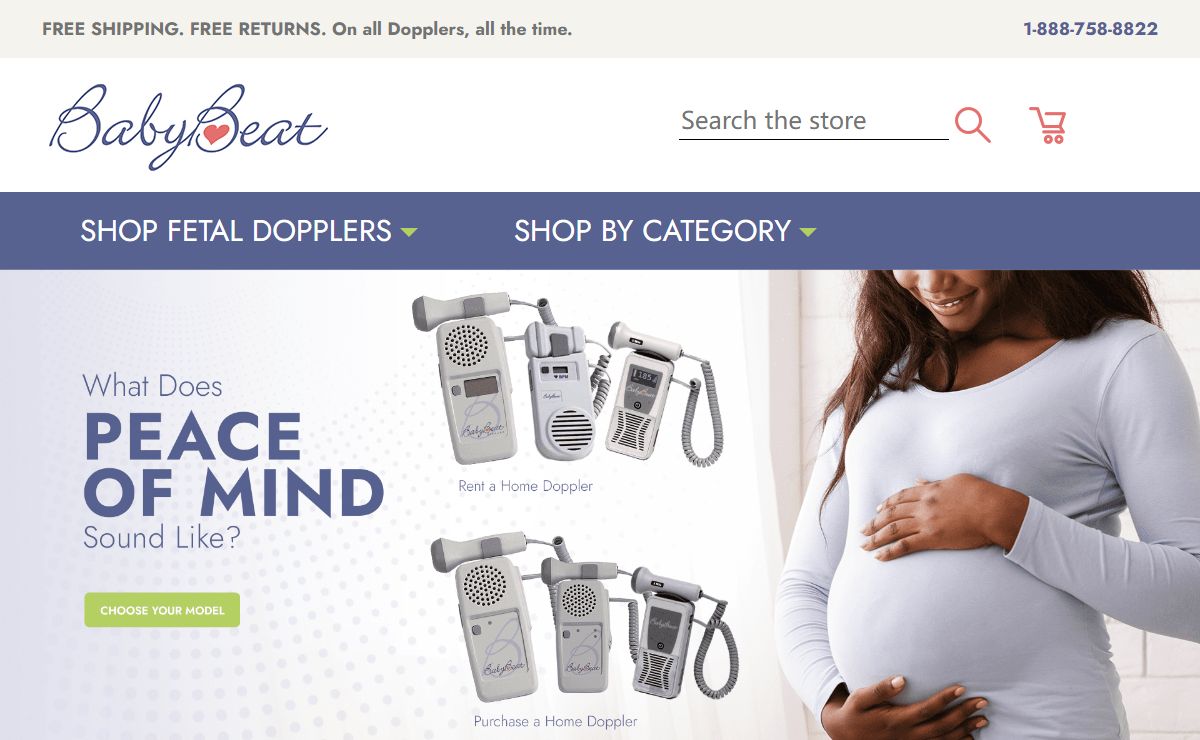 BabyBeat Fetal Dopplers - Made in USA