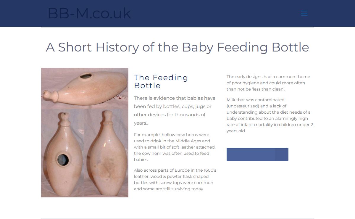 The History of the Baby Feeding Bottle. The Feeding Bottle