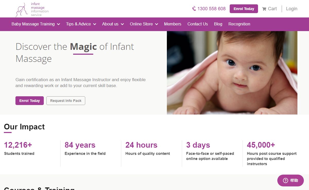 Baby Massage Courses, Certifications and Training | Baby Massage