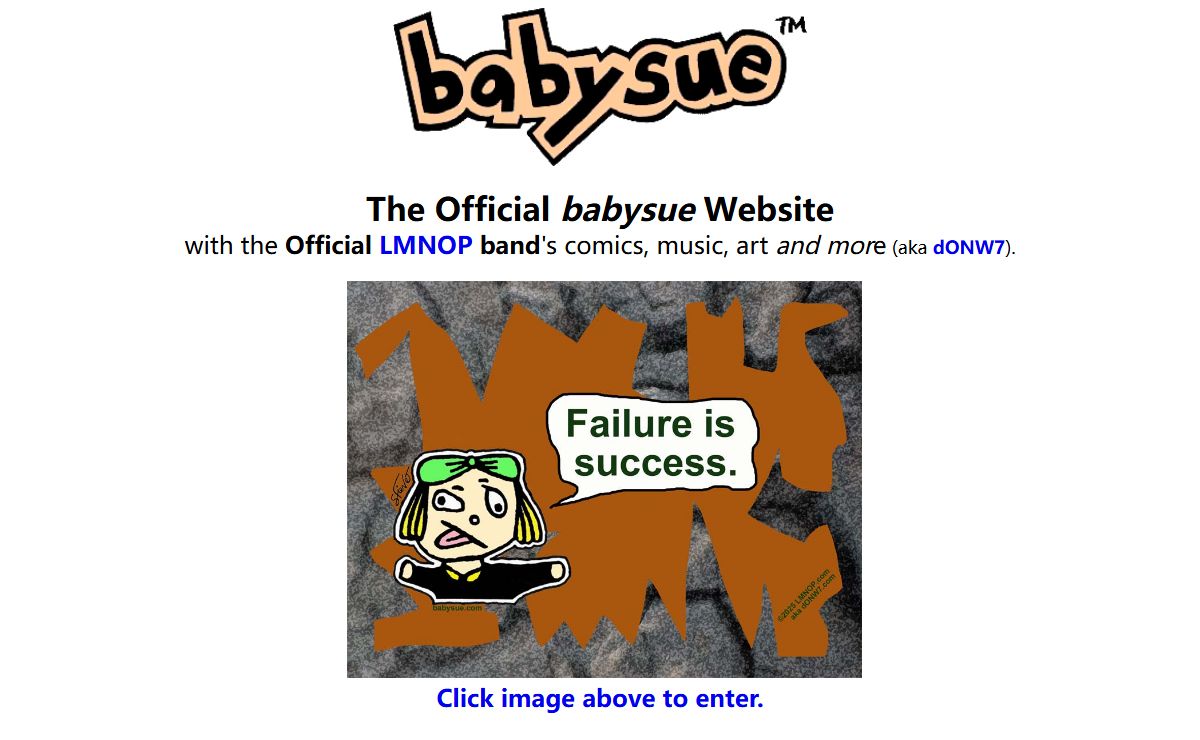 The Official babysue Website.