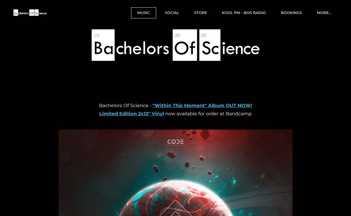 BACHELORS OF SCIENCE - Music