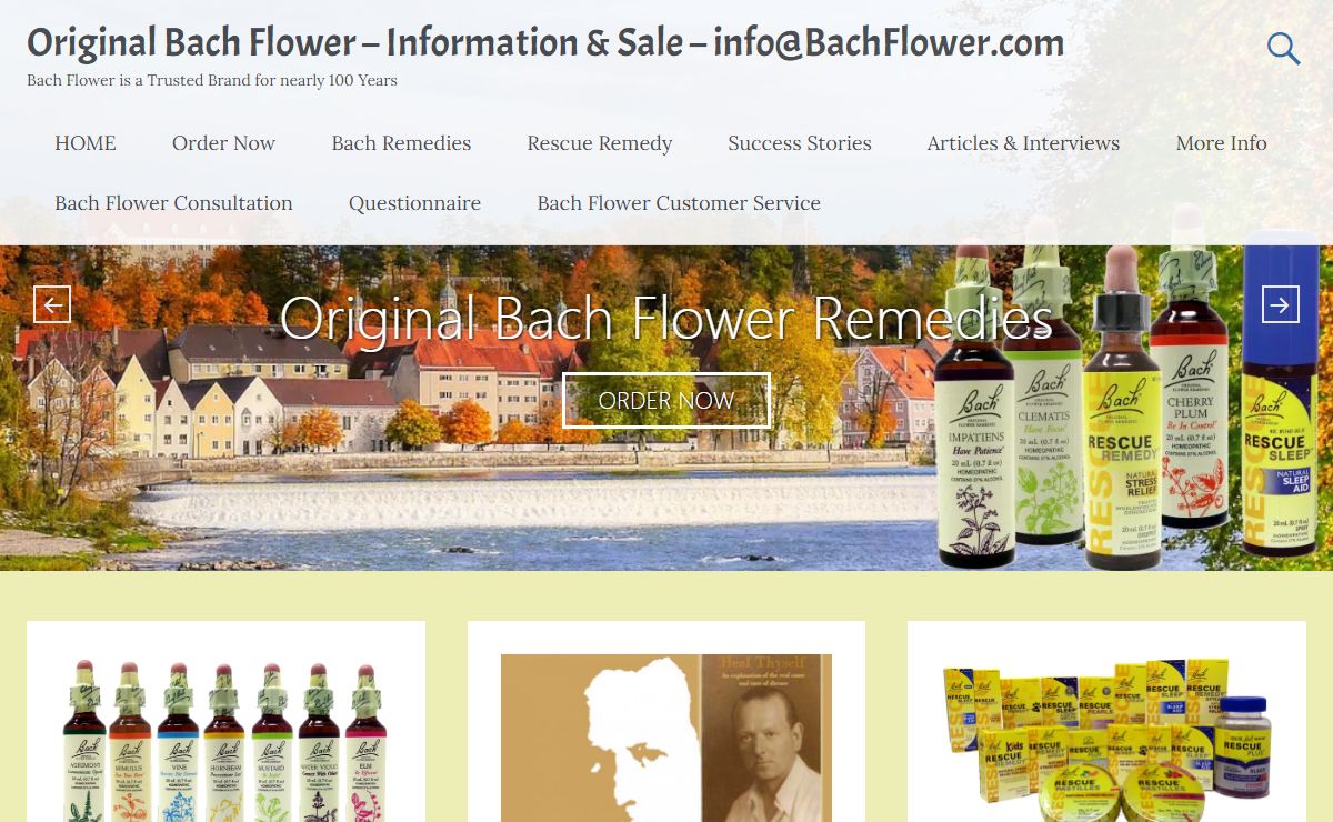 Original Bach Flower Remedies - Education and Sale