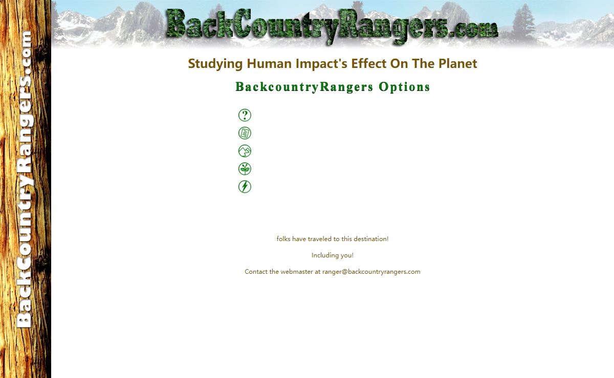 BackCountry Rangers Official Website
