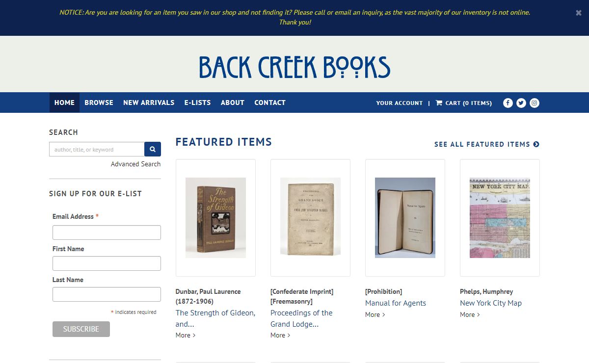 Back Creek Books