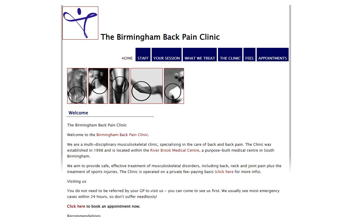 The Birmingham Back Pain Clinic - Specialist treatment for spinal and musculoskeletal pain