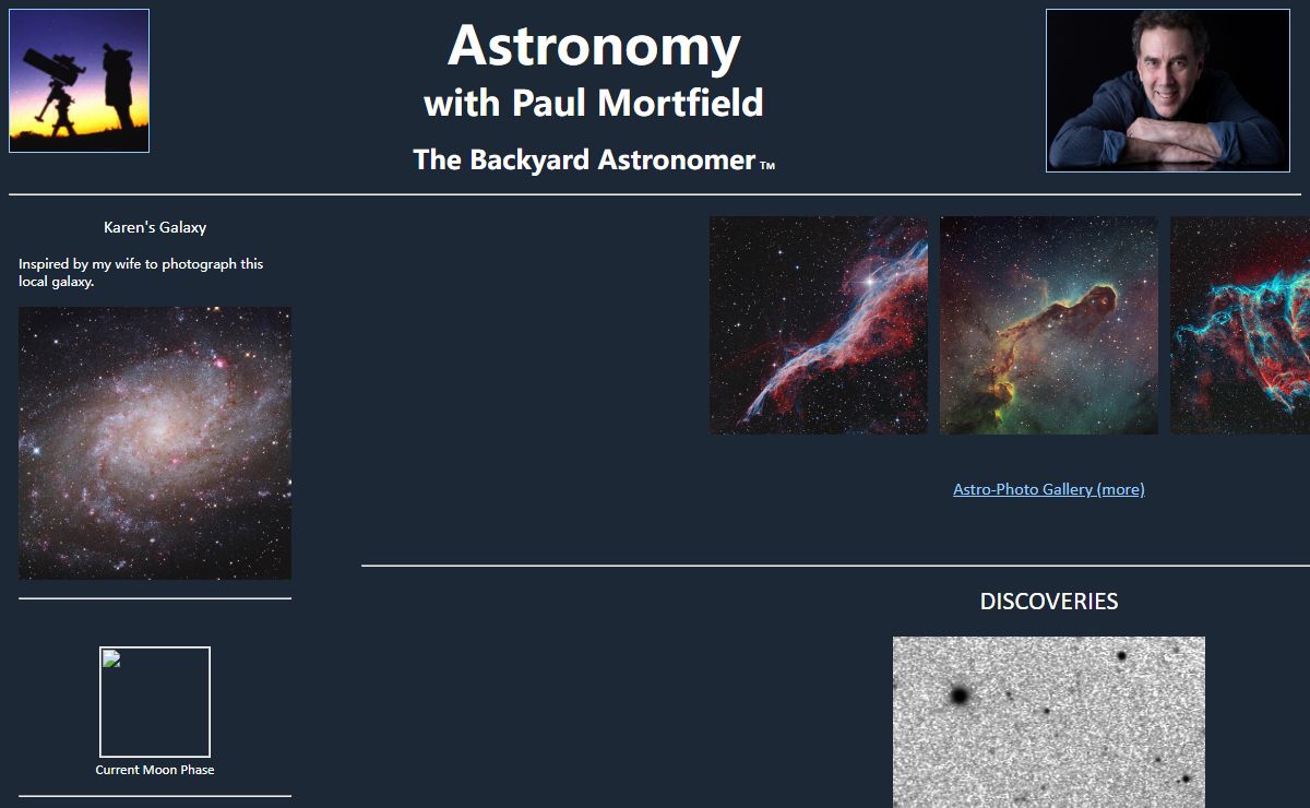 Backyard Astronomy with Paul Mortfield