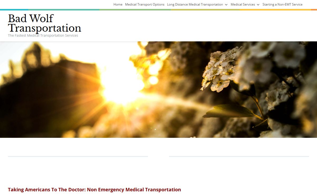 Bad Wolf Transportation | The Fastest Medical Transportation Services