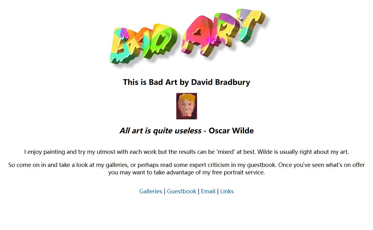 David Bradbury - Bad Art