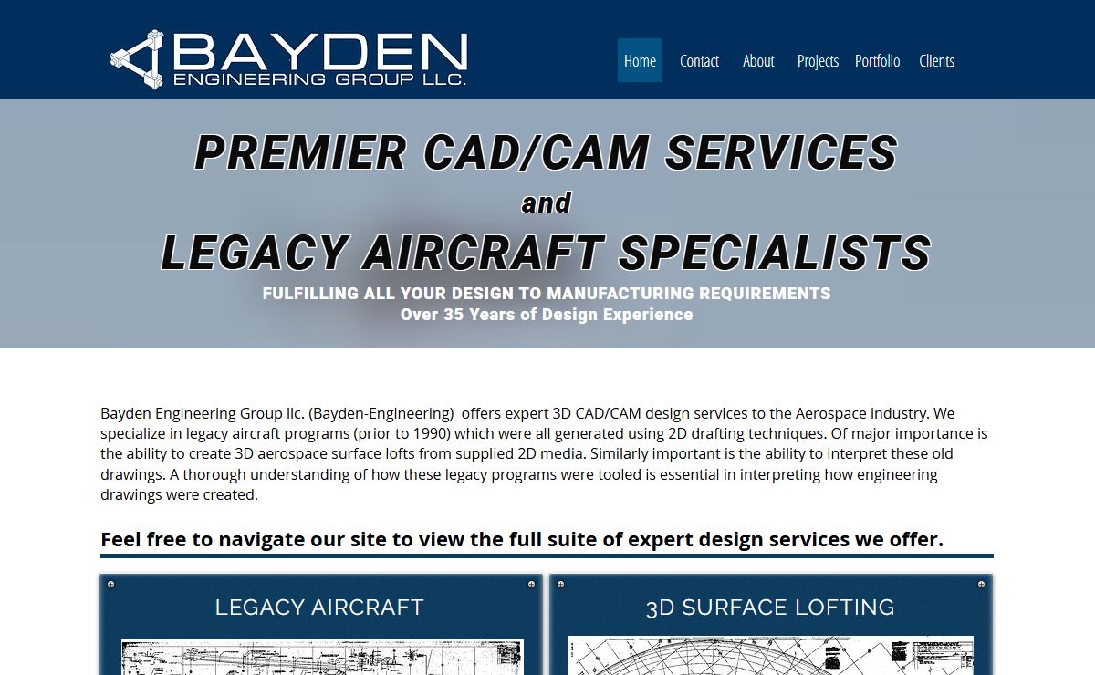 Bayden Engineering Group llc. | legacy aircraft design services