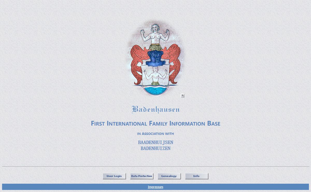 BADENHAUSEN Genealogy & Family Information Base