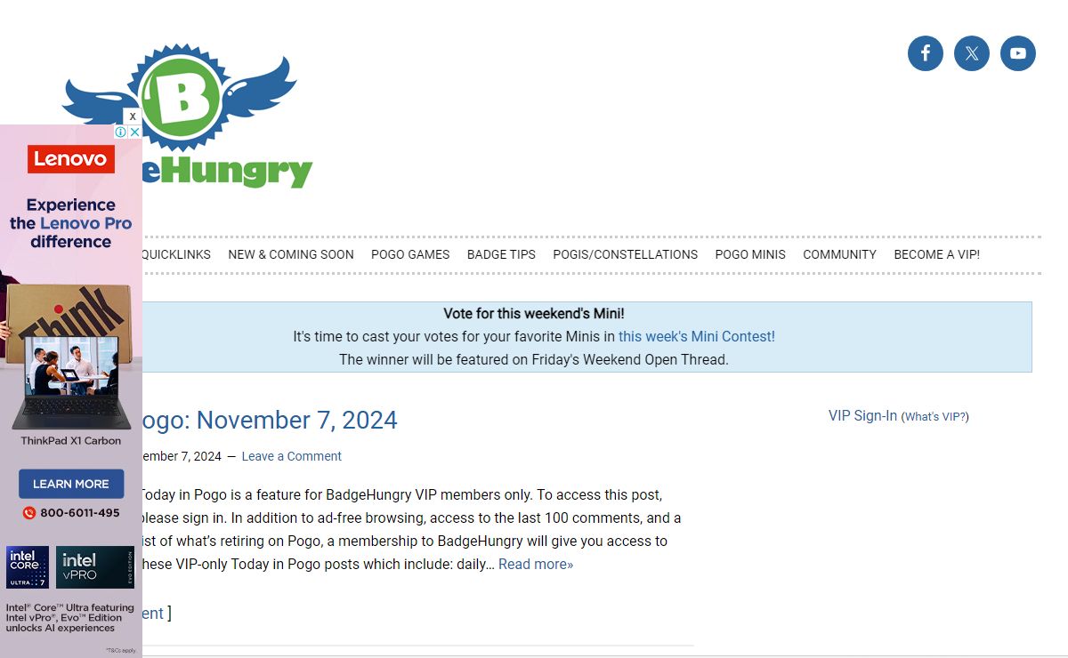BadgeHungry – #1 Pogo Games Fan Site