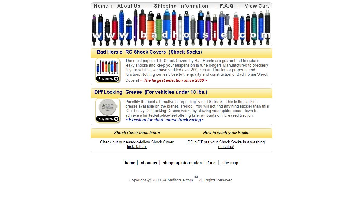 Bad Horsie RC Shock Covers - The world's largest shock socks selection