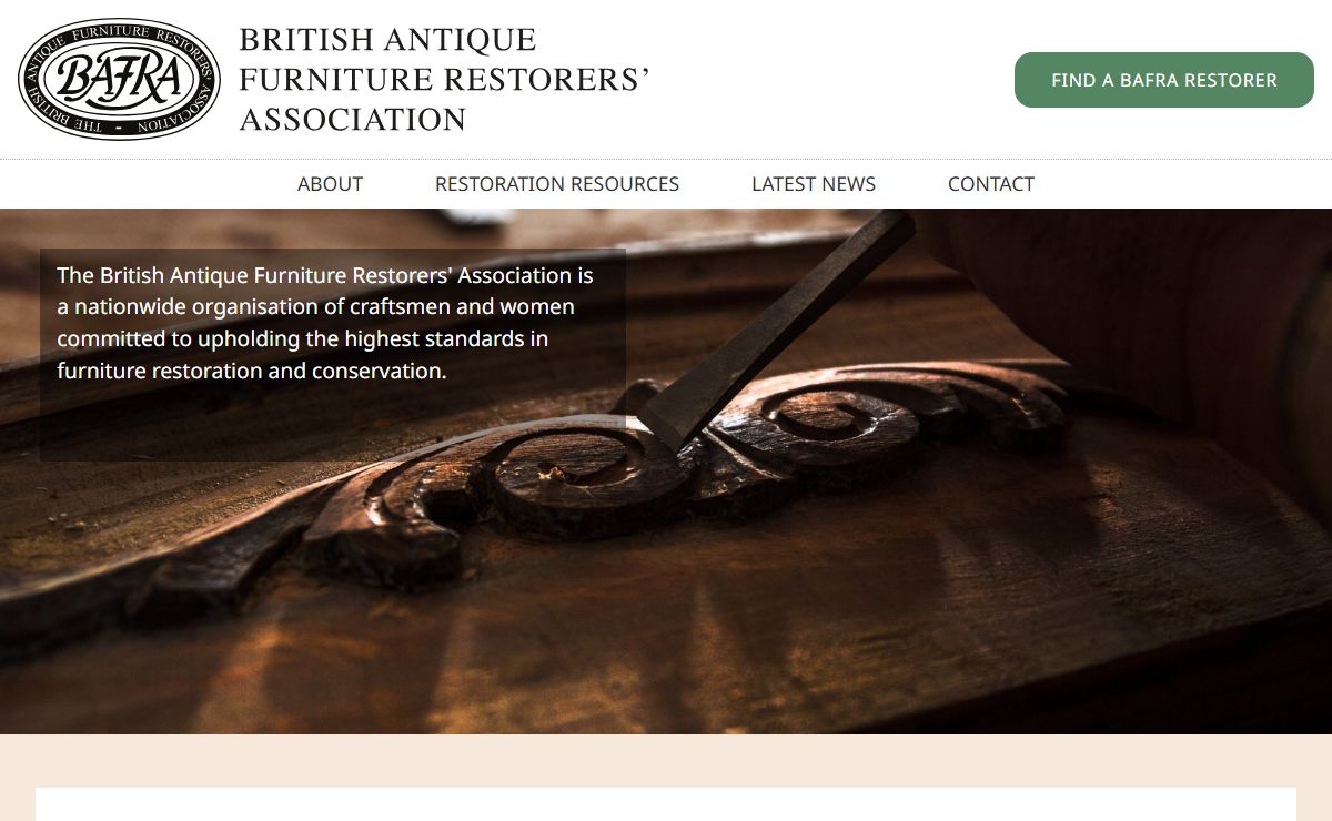 BAFRA - The British Antique Furniture Restorers' Association