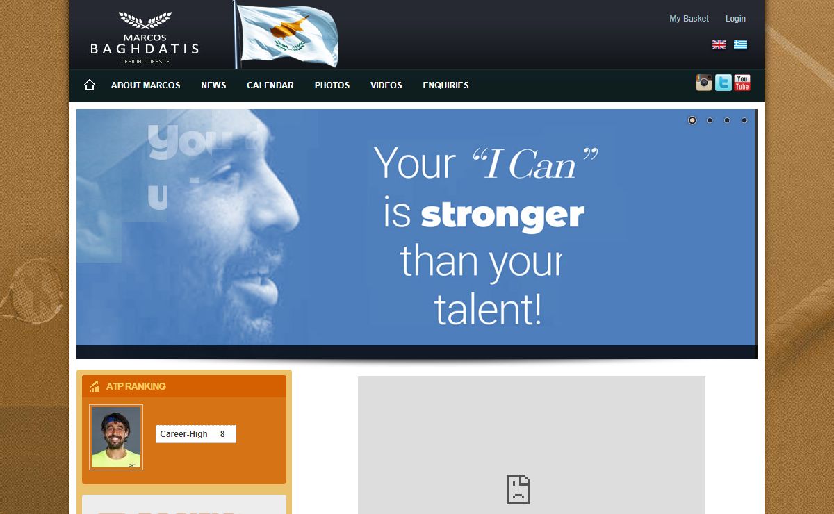 Marcos Baghdatis :: Home