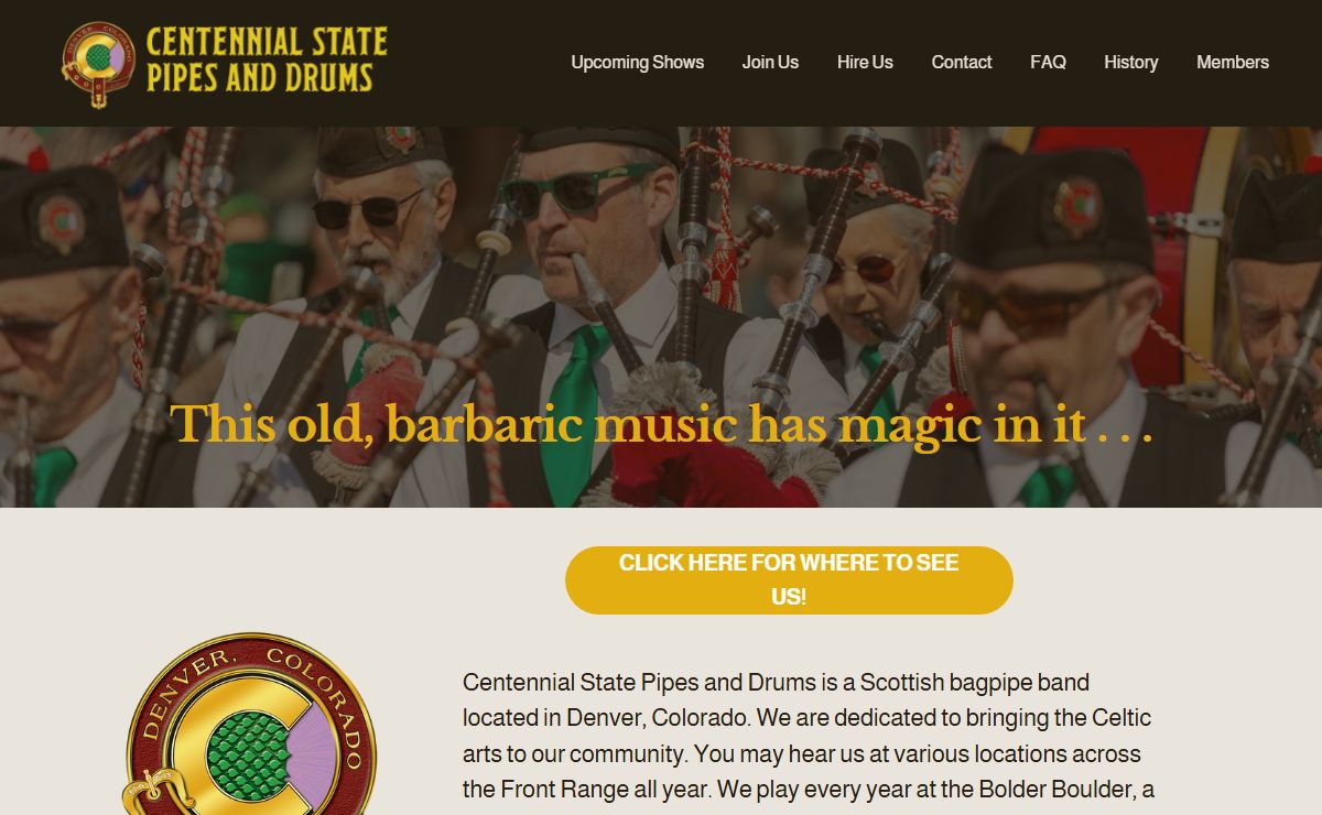 Centennial State Pipes and Drums