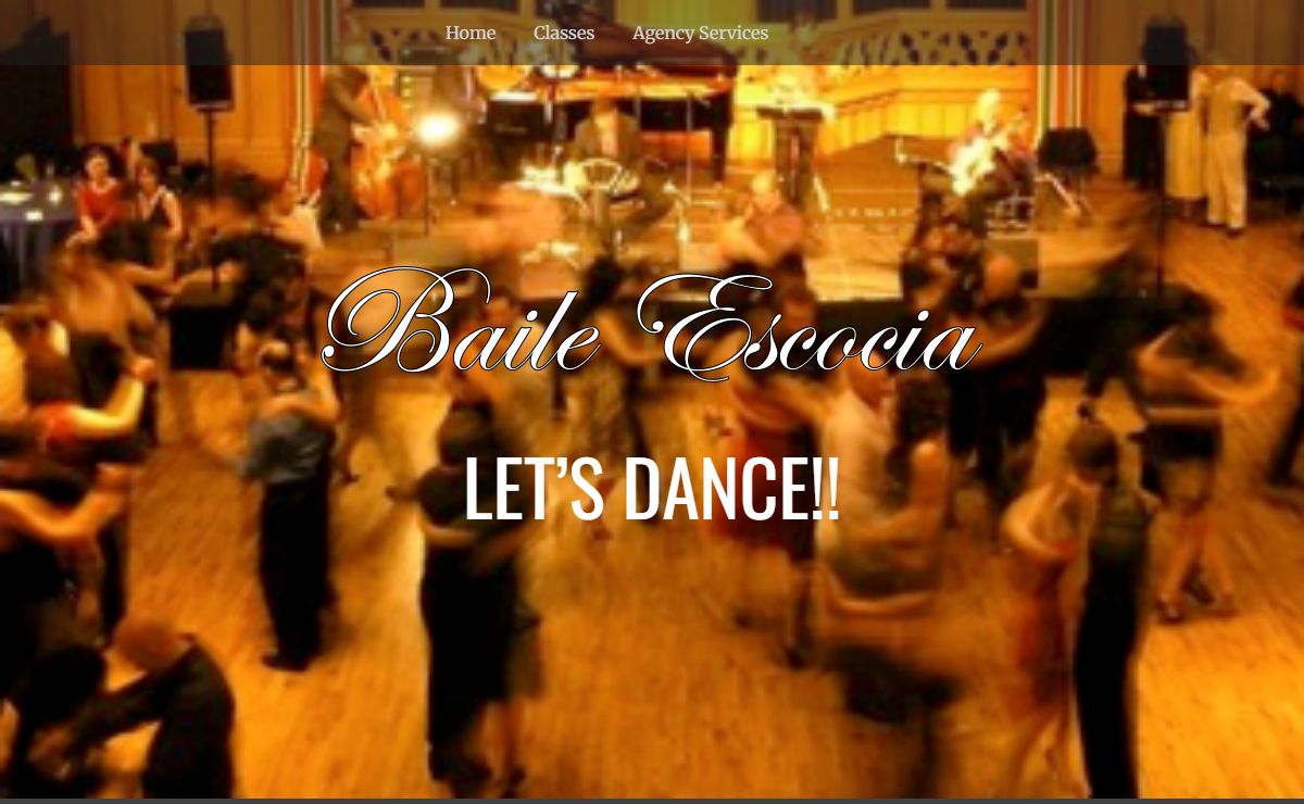 Baile Escocia - salsa and tango dancing and agency services