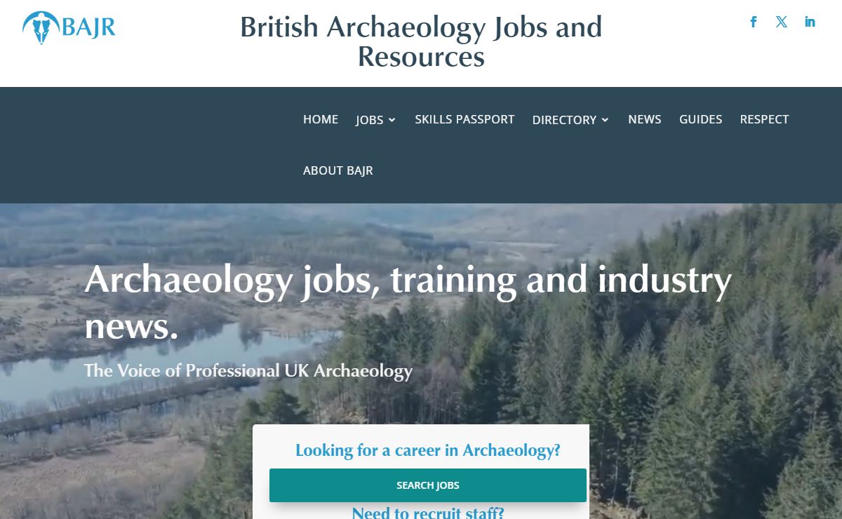 BAJR - British Archaeology Jobs and Resources - UK Archaeology Site with latest jobs, news and resources