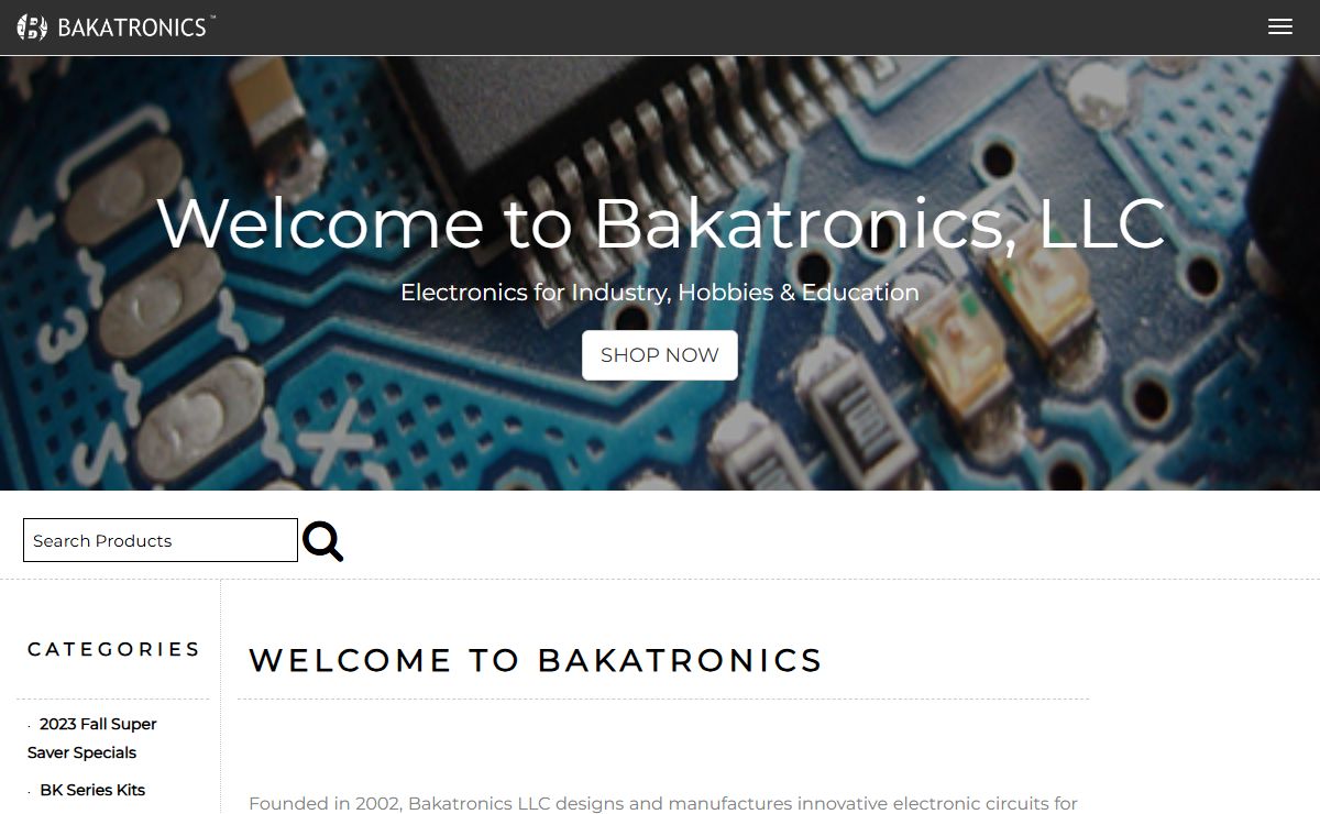 Bakatronics - Model Railroad Electronics