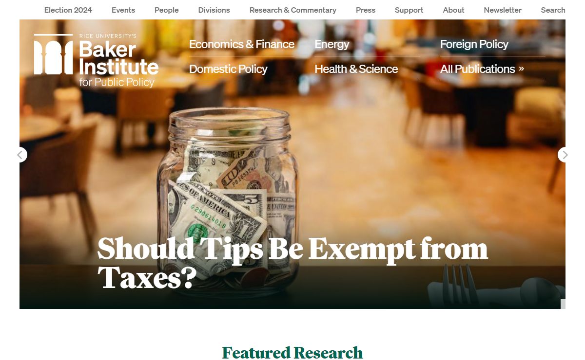 Homepage | Baker Institute