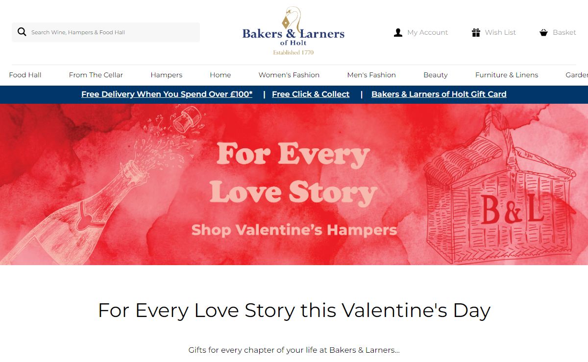 Bakers & Larners Home Page | Bakers & Larners of Holt