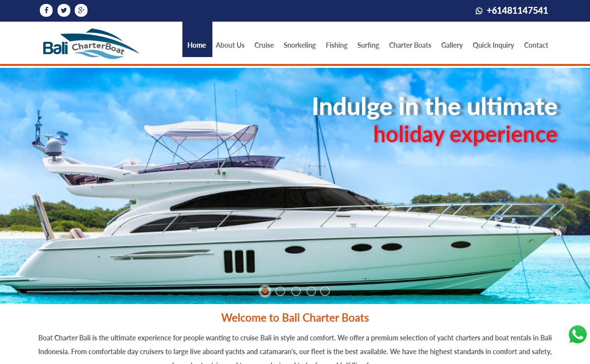 Bali Charter Boat