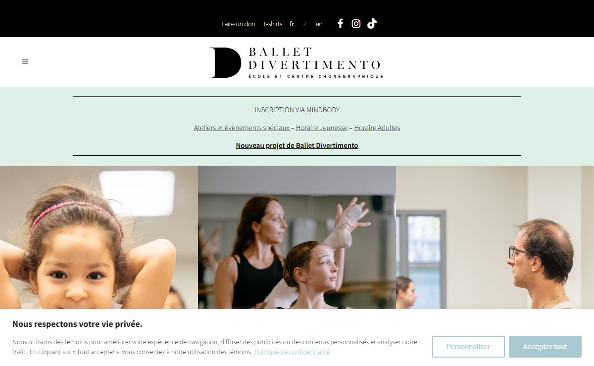 DIVERTIMENTO | ÉCOLE ET CENTRE CHORÉGRAPHIQUE