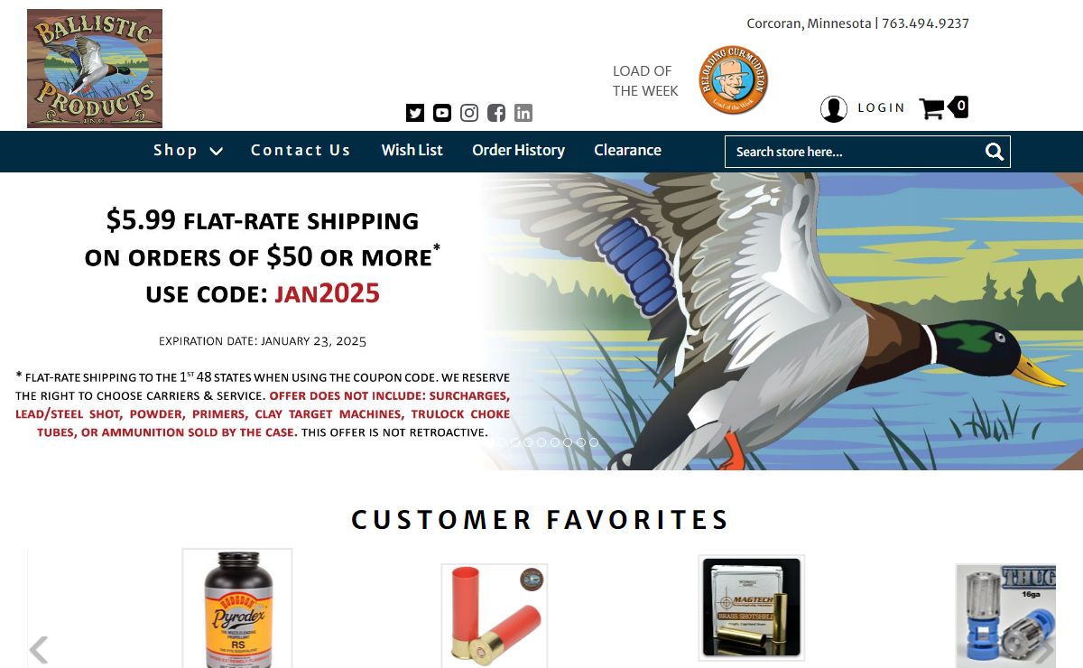 Shotshell reloading supplies, components, & accessories: Ballistic Products