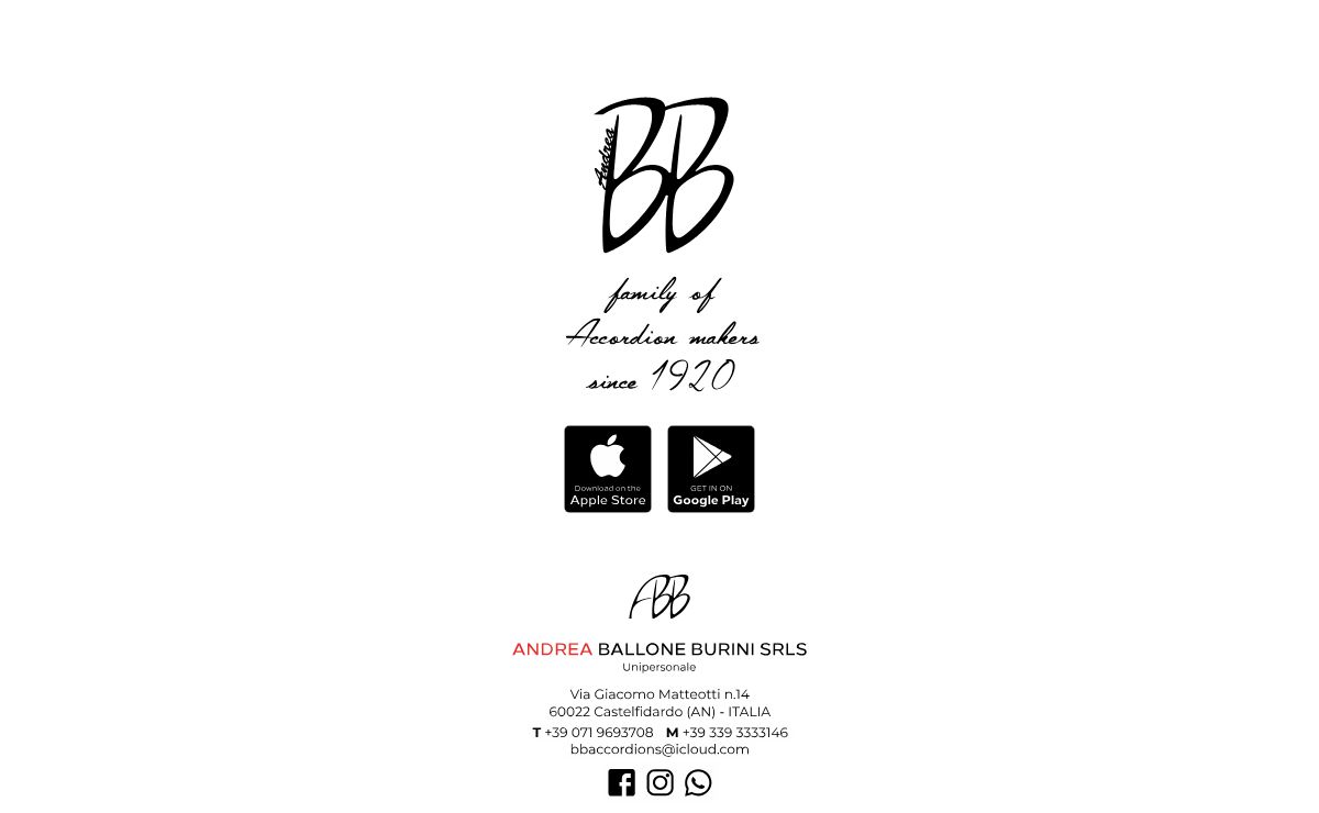 Andrea Ballone Burini Srls - Family of Accordion makers since 1920
