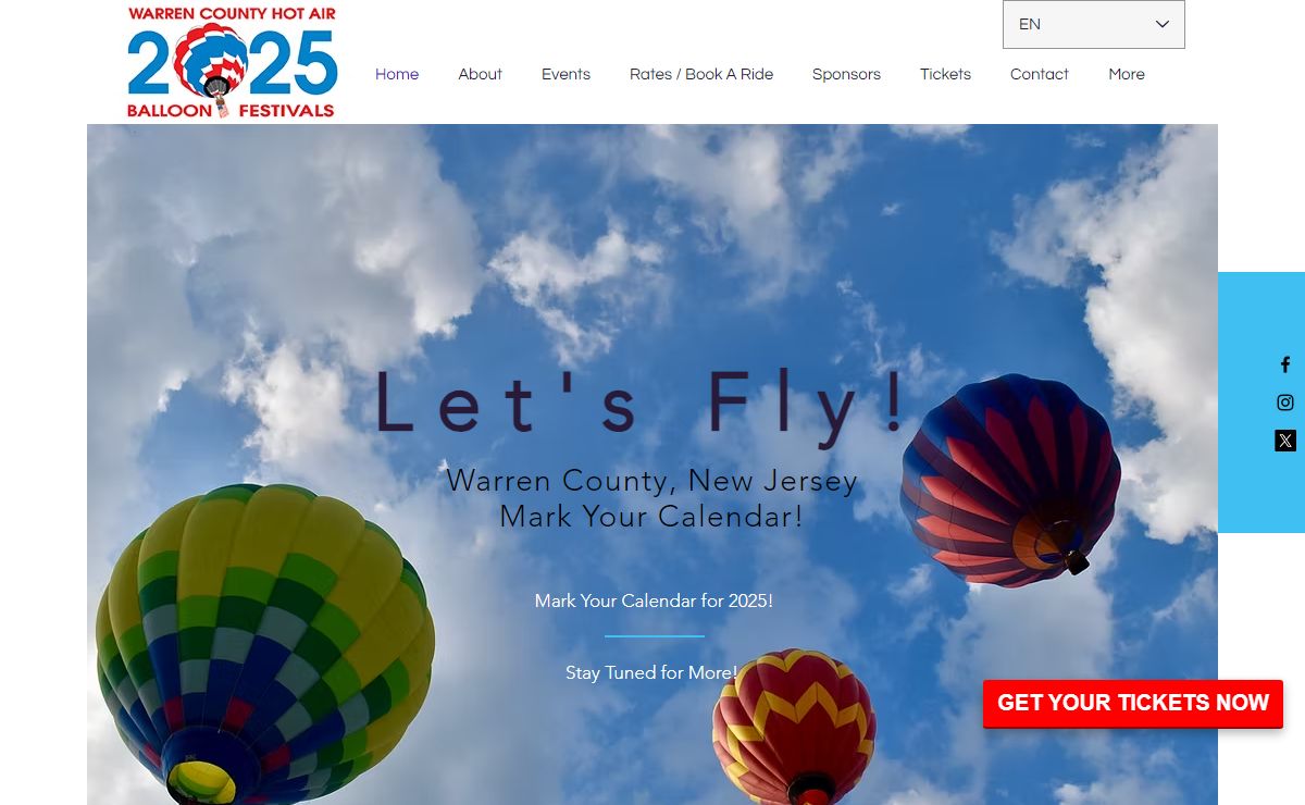 Hot Air Balloon Festivals Warren County NJ