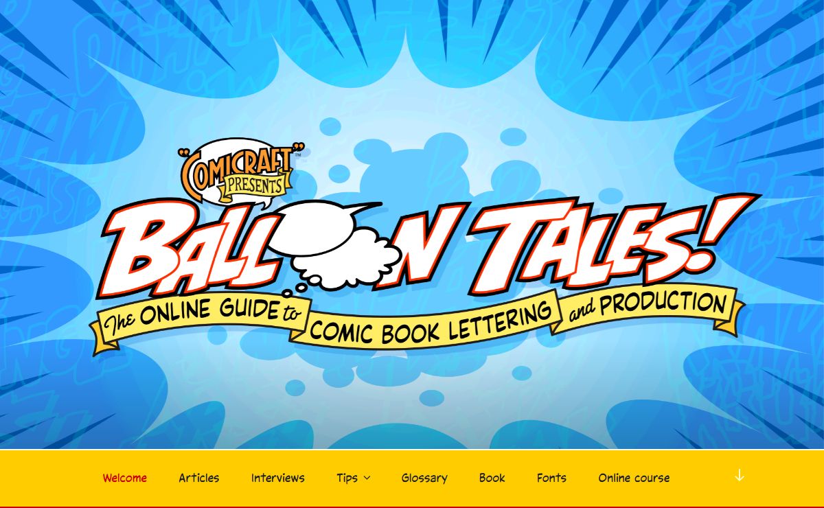 Balloon Tales – Comicraft's guide to digital comic book lettering