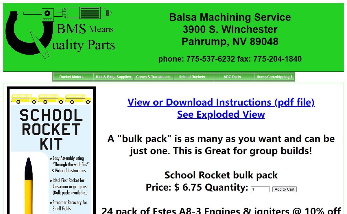 Balsa Machining Service