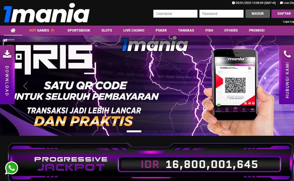 1Mania: Situs Link Judi Slot Online Gacor Resmi Hari ini Daftar Slot88 Gampang Menang 2025
