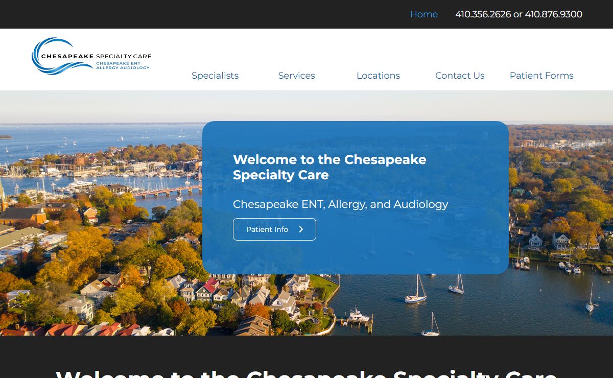 Ear, Nose, and Throat Doctor Baltimore, MD - Owings Mills, MD - Westminster, MD - Chesapeake Ear Nose & Throat