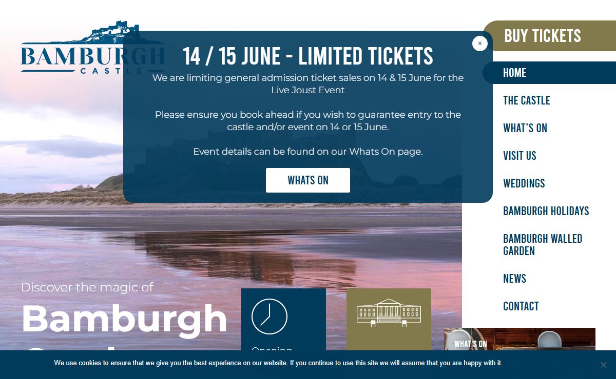 Homepage - Bamburgh Castle