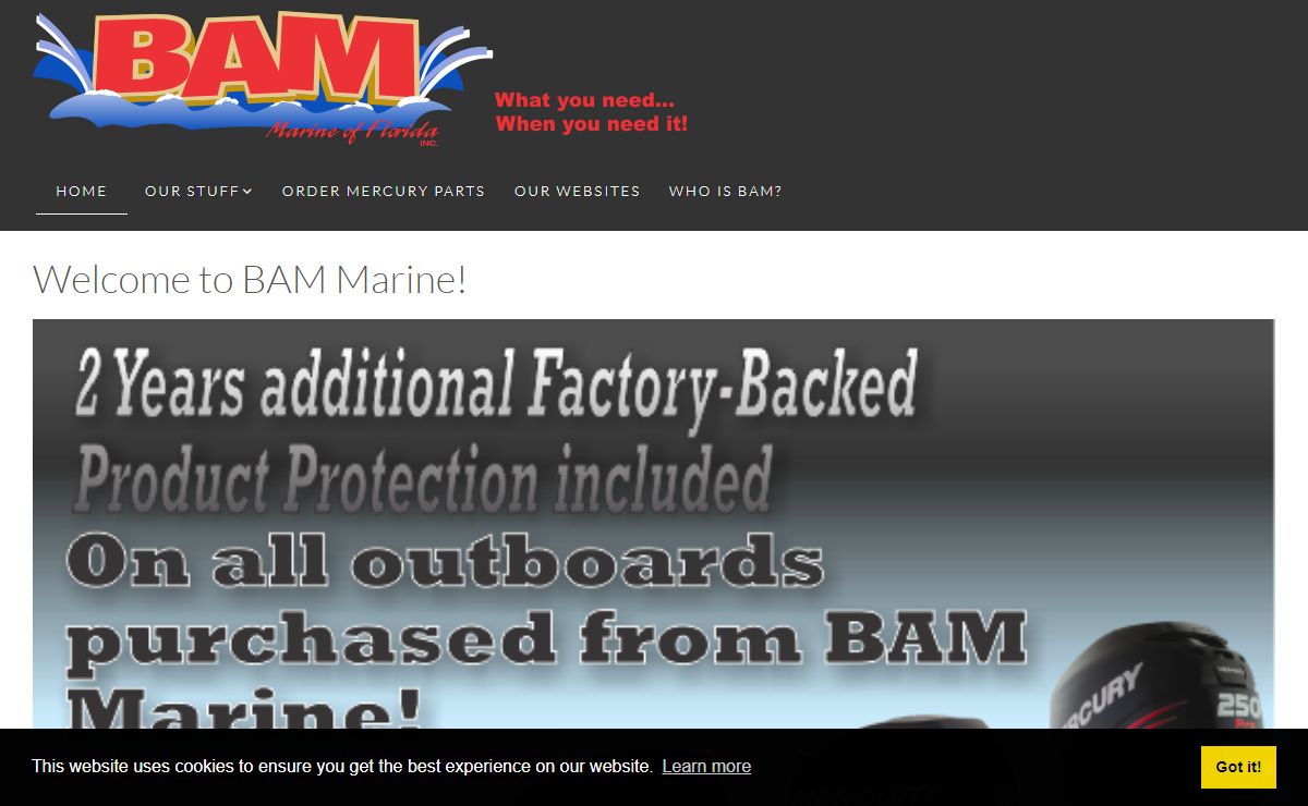 BAM Marine - Mercury Marine & Mercruiser engines and parts, Cyborg transmissions