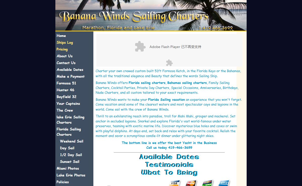 Florida Sailing Charters Bahamas Sailing Charters: Banana Winds