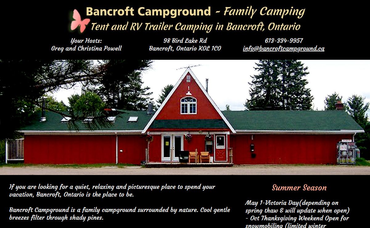 Bancroft Campground - Bancroft, ON