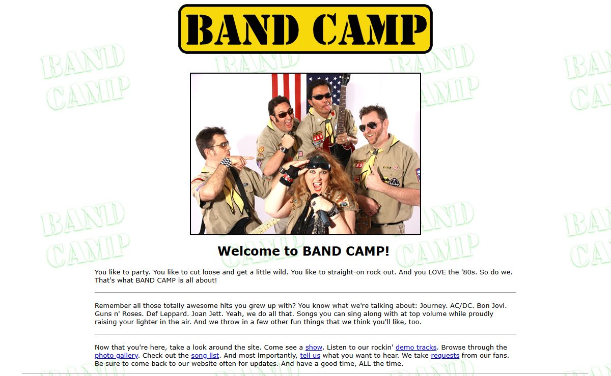 Band Camp: Main