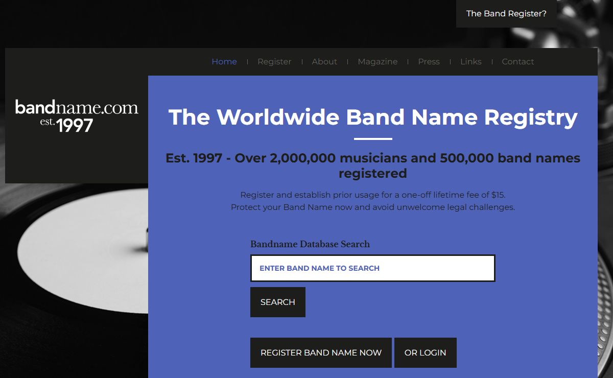 Bandname