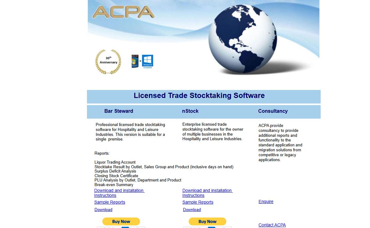 Licensed Trade Stocktaking Software and Services