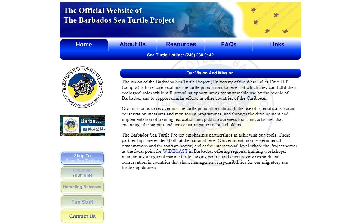 The Barbados Sea Turtle Project