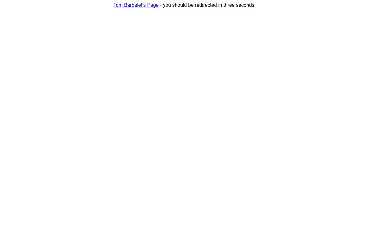 Re-direction to Tom Barbalet's Page: 4 May 2007