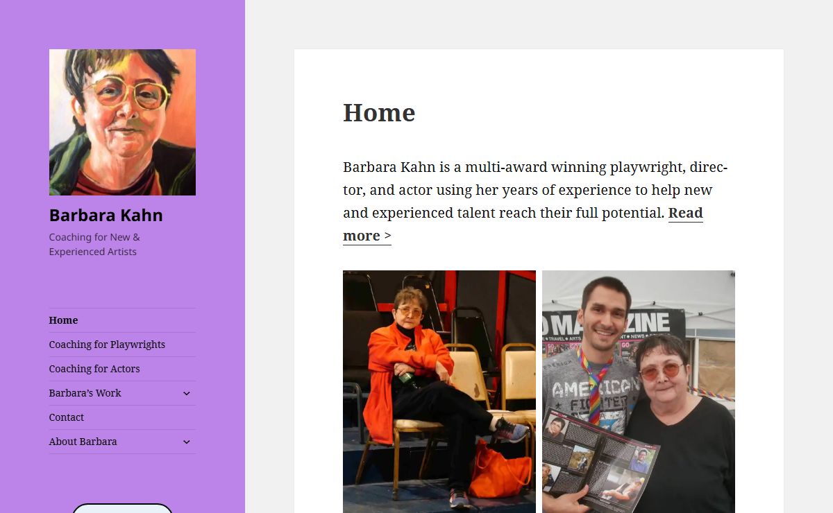 Barbara Kahn – Coaching for New & Experienced Artists