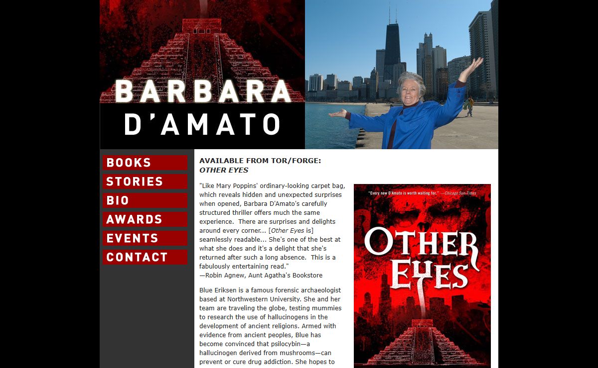 Barbara D'Amato: Author of the novel OTHER EYES