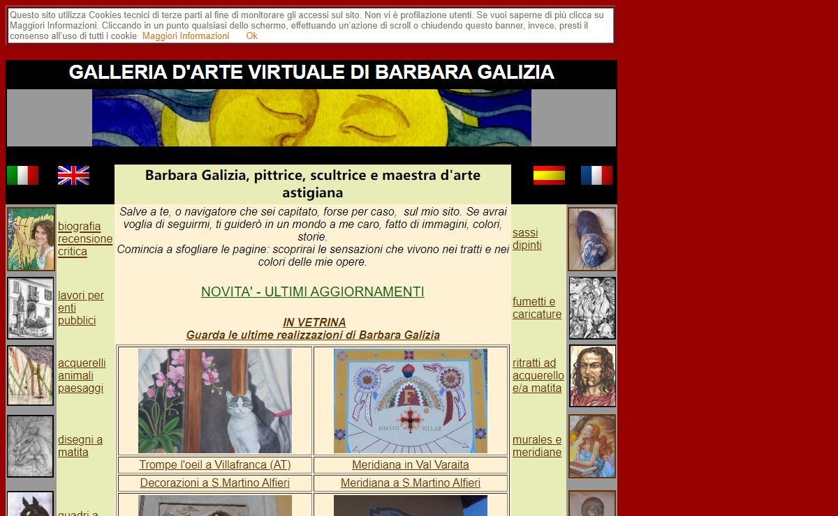 Barbara Galizia index pittrice asti piemonte acquerelli acquerello arte artigianato tipico