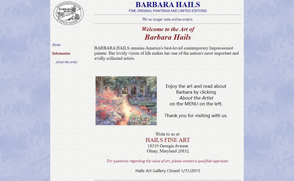 Barbara Hails Paintings and Limited Editions