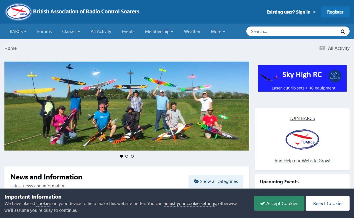 News and Information - British Association of Radio Control Soarers